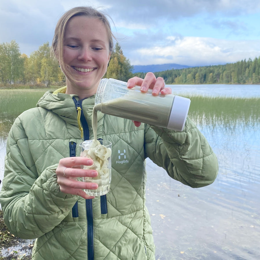 Fyld din træning med KIANOs Magic Matcha Latte for vedvarende energi og fokus